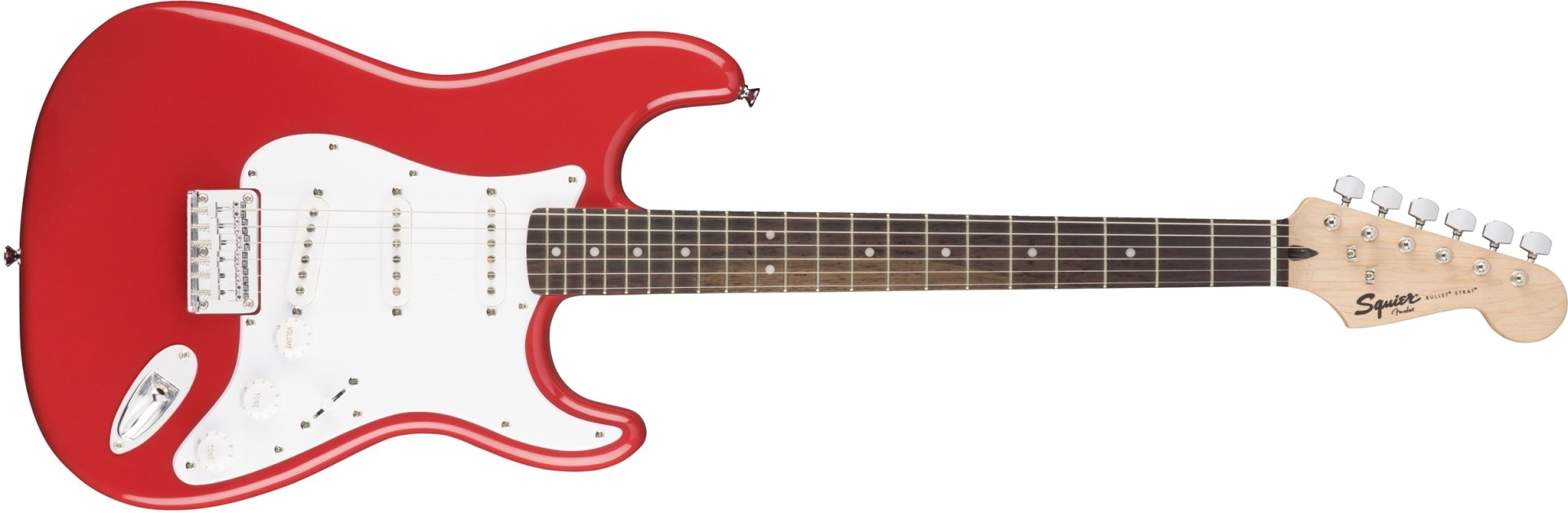 Squier MM Strat Hard Tail Red Elektro Gitar