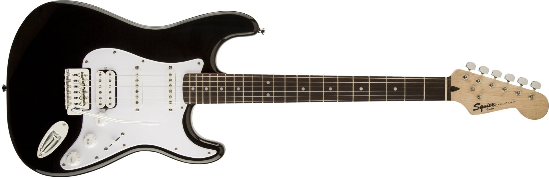 Squier Bullet Strat HSS LRL BLK  Elektro Gitar