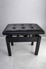 Katre Ayarlı Piyano Taburesi (Siyah)