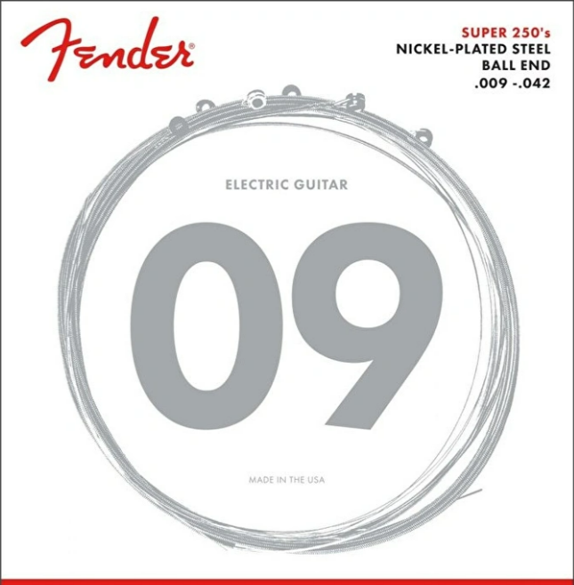 Fender Super 250's Guitar Strings 0942