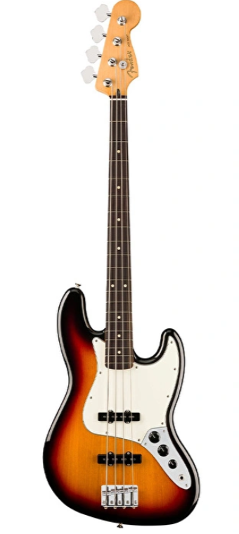 Fender Player II Jazz Bass Gülağacı Klavye 3 Ton Sunburst Bas Gitar