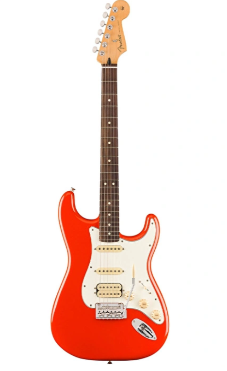 Fender Player II Stratocaster HSS Gülağacı Klavye Coral Red Elektro Gitar