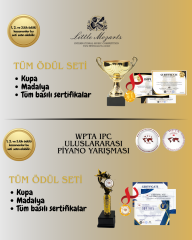 TÜM ÖDÜL SETİ: MADALYA,, BASILI TÜM SERTİFİKALAR, KUPA (littlemozarts.online)