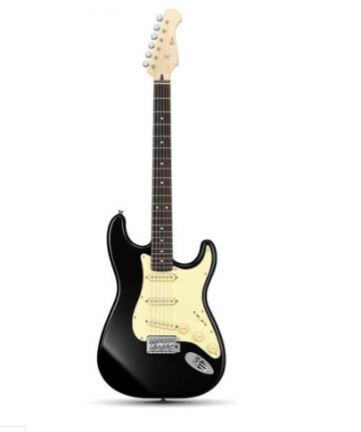 Donner DST-600 Elektro Gitar (Siyah)