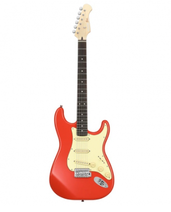 Donner DST-600 Elektro Gitar (Fiesta Red)