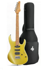 Donner DST-700 Elektro Gitar (Gold)