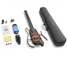 Donner HUSH-X Headless Traveller Elektro Gitar Seti (Sunburst)