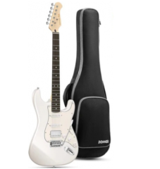 Donner DST-152 Full-Size ST Elektro Gitar (Beyaz)