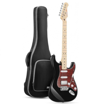 Donner DST-152 Full-Size ST Elektro Gitar (Siyah)