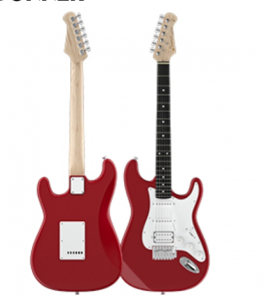 Donner DST-100 Elektro Gitar (Kırmızı)