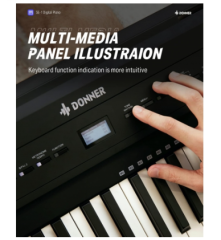 Donner SE-1 Dijital Piyano Set (Siyah)