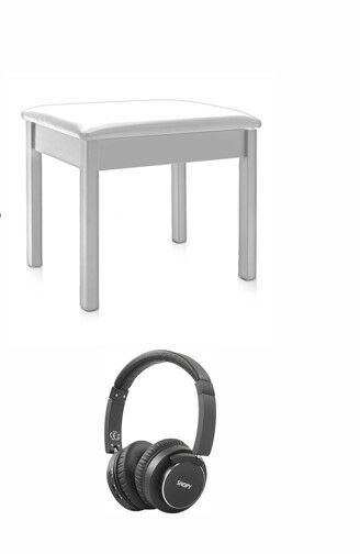 Piyano Taburesi + Kulaklık