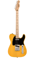Squier Sonic Telecaster Akçaağaç Klavye Butterscotch Blonde Elektro Gitar