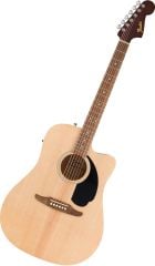 Fender California Debut Redondo Serisi Elektro Akustik Gitar Naturel
