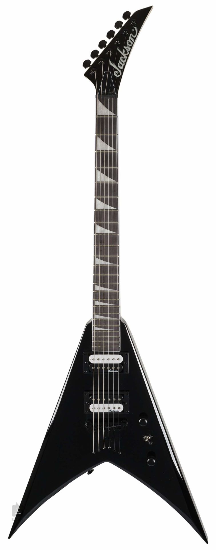 Jackson JS32 King V SABİT KÖPRÜ Amaranth Klavye Gloss Black Elektro Gitar