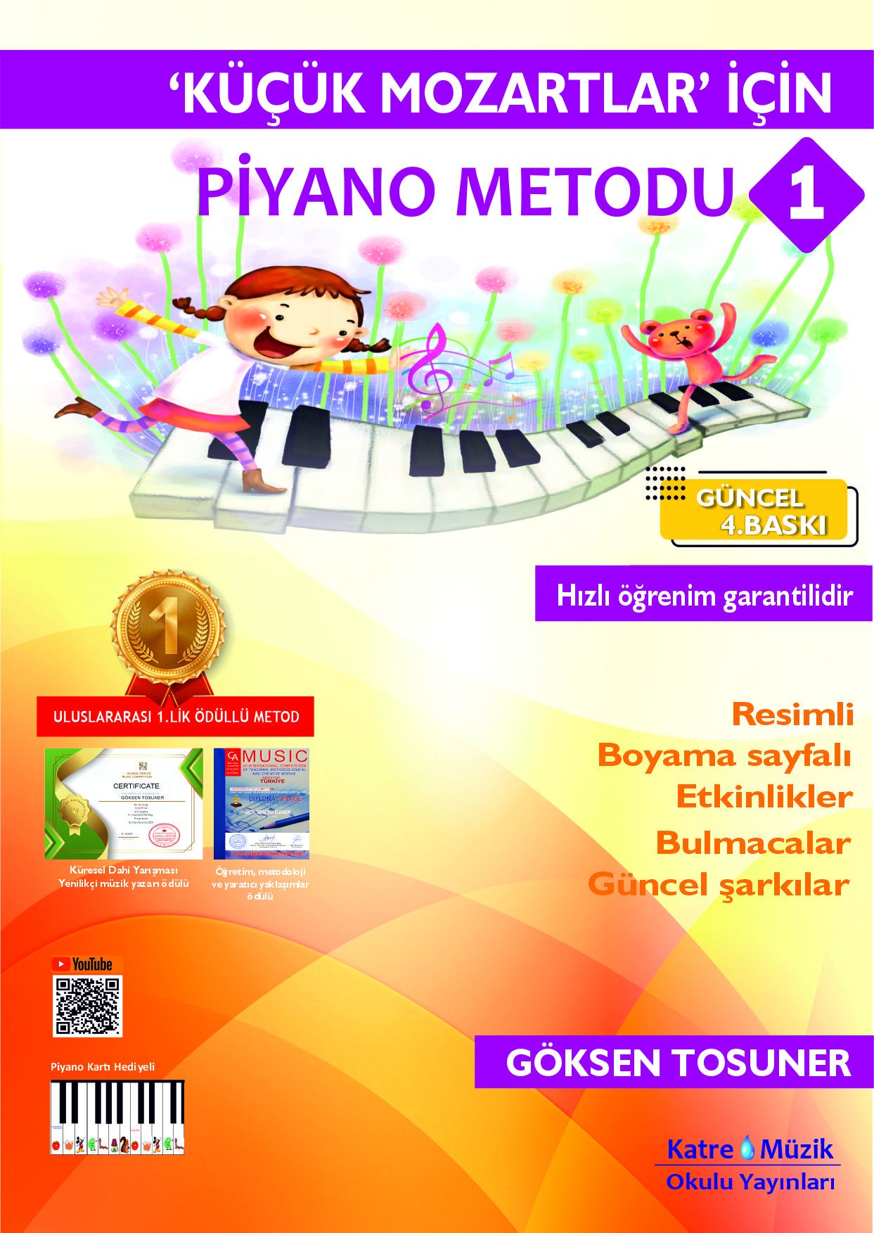 Küçük Mozartlar için Piyano Metodu 1