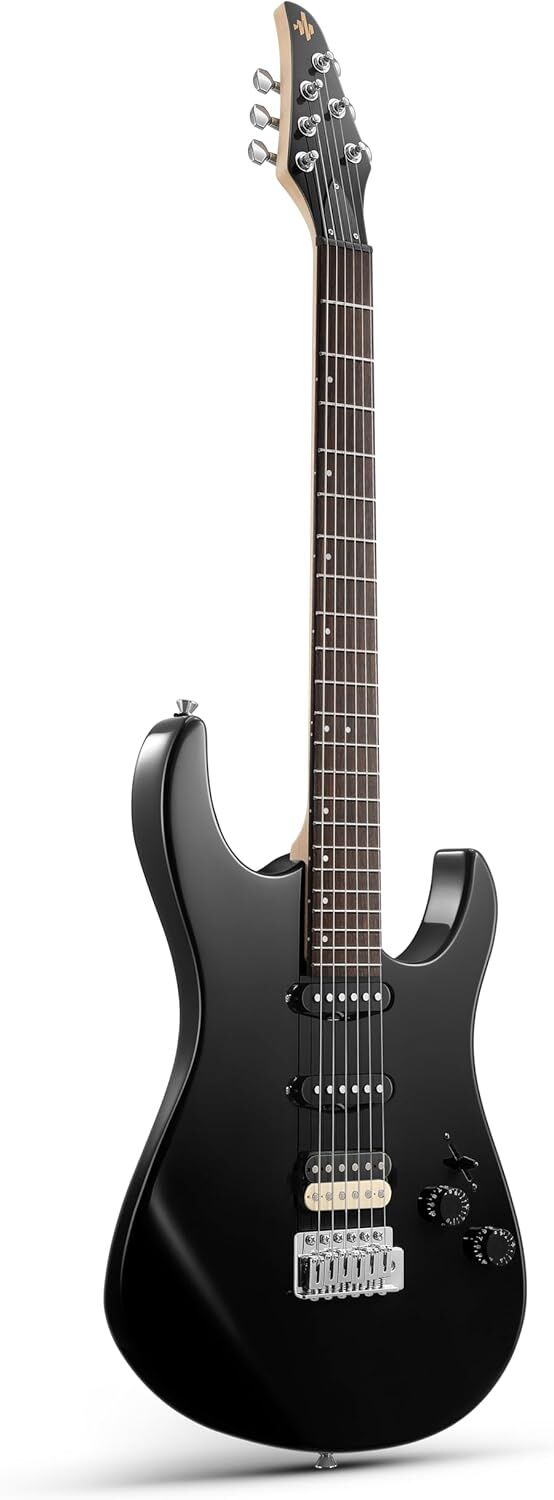 Donner DMT-66 Elektro Gitar (Siyah) Gigbag Hediyeli