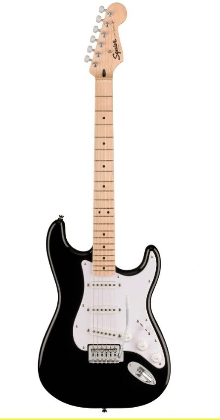 Squier Sonic Stratocaster Akçaağaç Klavye Sİyah Elektro Gitar
