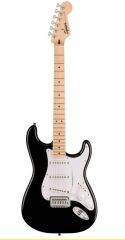 Squier Sonic Stratocaster Akçaağaç Klavye Sİyah Elektro Gitar