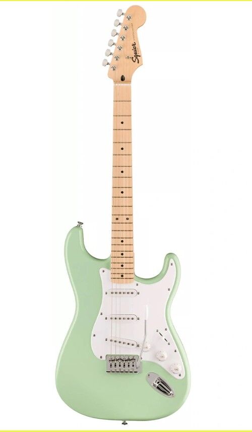Squier FSR Sonic Stratocaster Akçaağaç Klavye WPG Surf Green Elektro Gitar