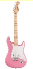 Squier Sonic Stratocaster Hard Tail H Akçaağaç Klavye Flash Pink Elektro Gitar