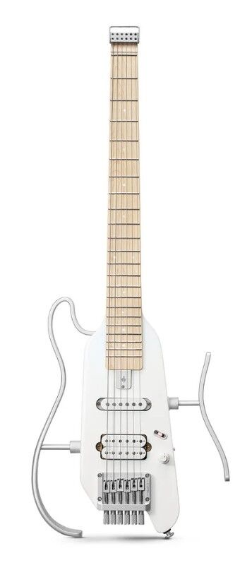 Donner Hush-X Headless Traveller Elektro Gitar (Beyaz)